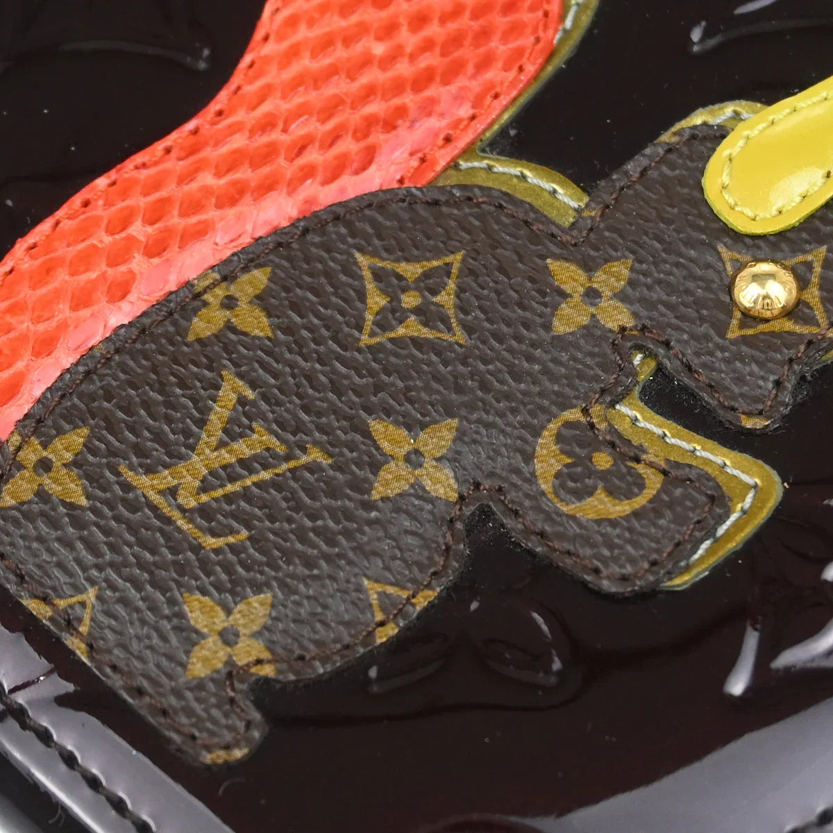 Louis Vuitton * Vernis Porte Monnaie Ecureuil Coin Wallet M91386