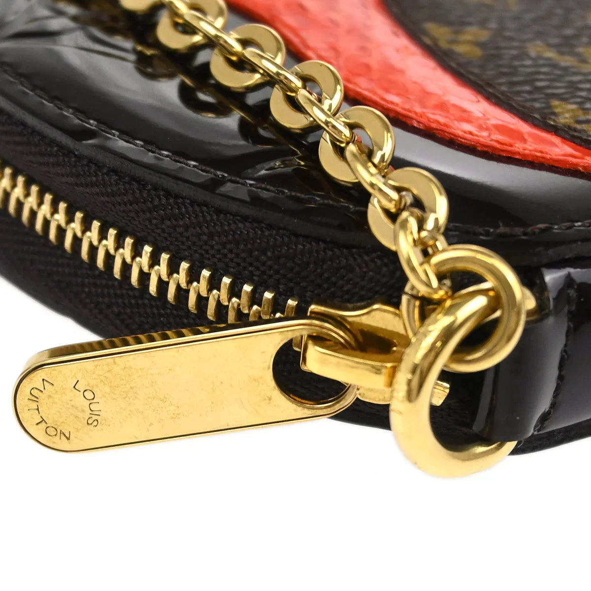 Louis Vuitton * Vernis Porte Monnaie Ecureuil Coin Wallet M91386