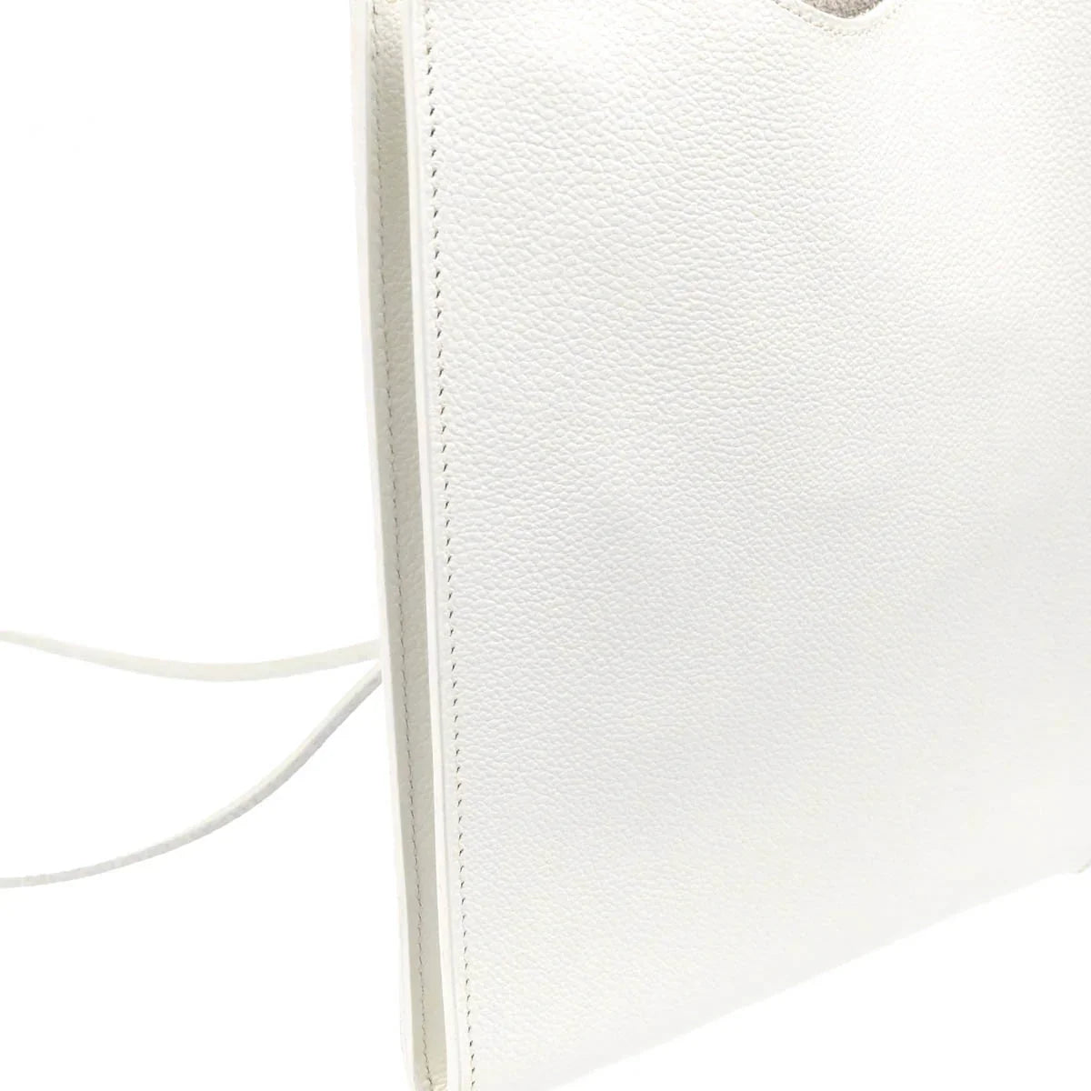 Hermes White Epsom Onimaitou Shoulder Bag