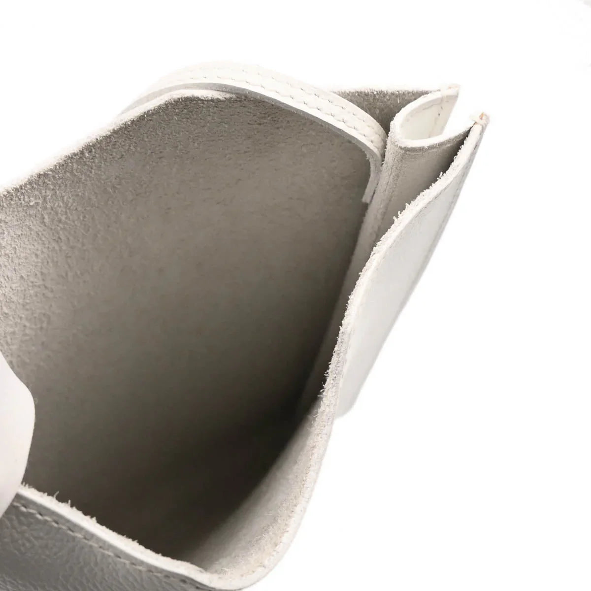 Hermes White Epsom Onimaitou Shoulder Bag