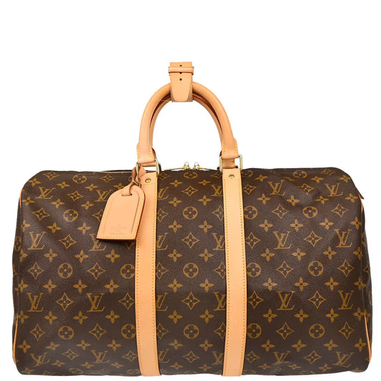 Louis Vuitton 2008 Monogram Keepall 45 Travel Duffle Handbag M41428