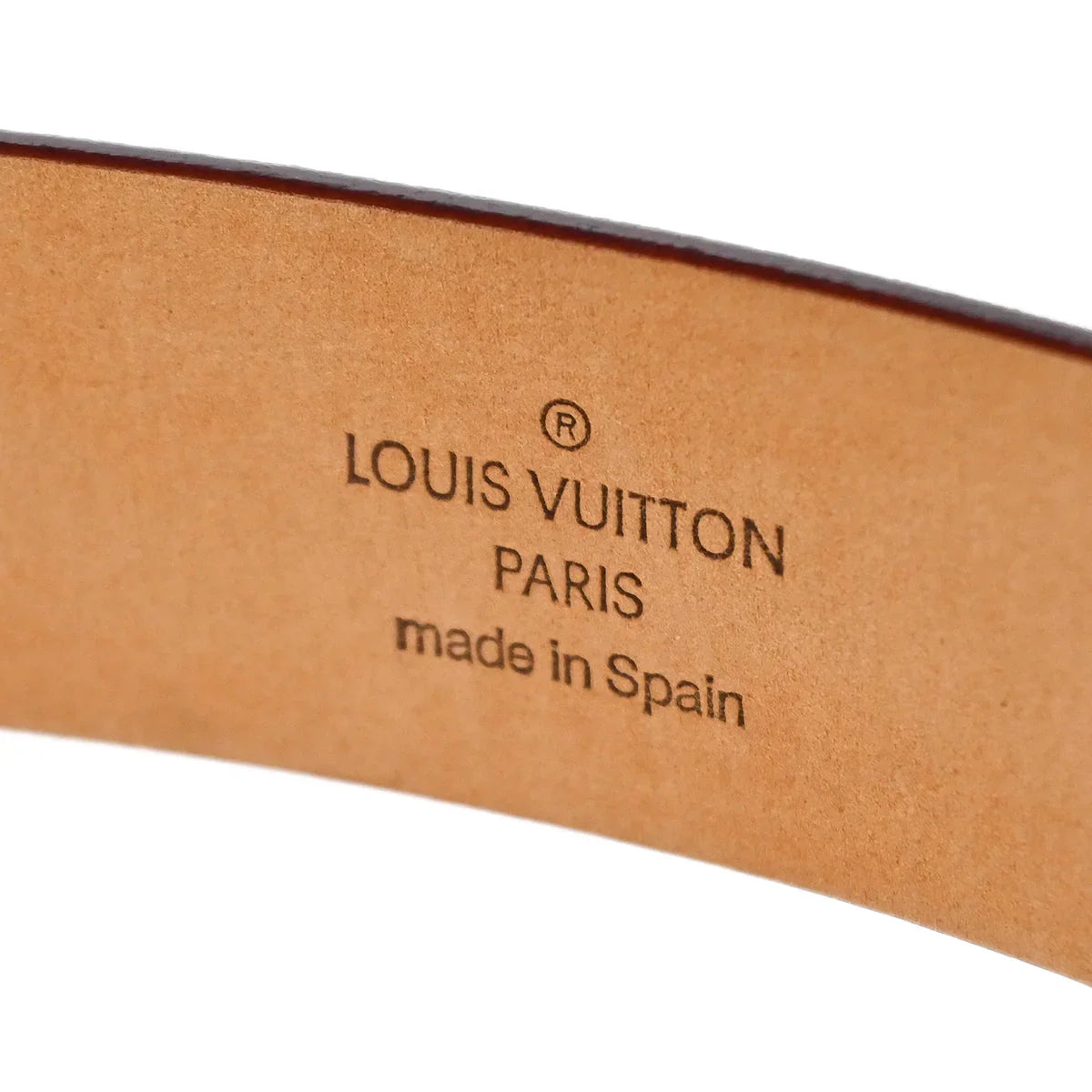 Louis Vuitton White Multicolor Ceinture Carre Belt M9270Y #70/28 Small Good