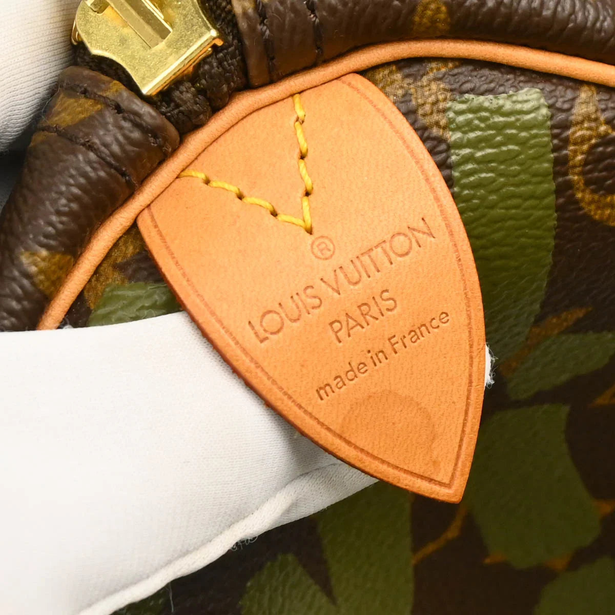 Louis Vuitton 2001 Khaki Monogram Graffiti Keepall 50 Duffle M92196