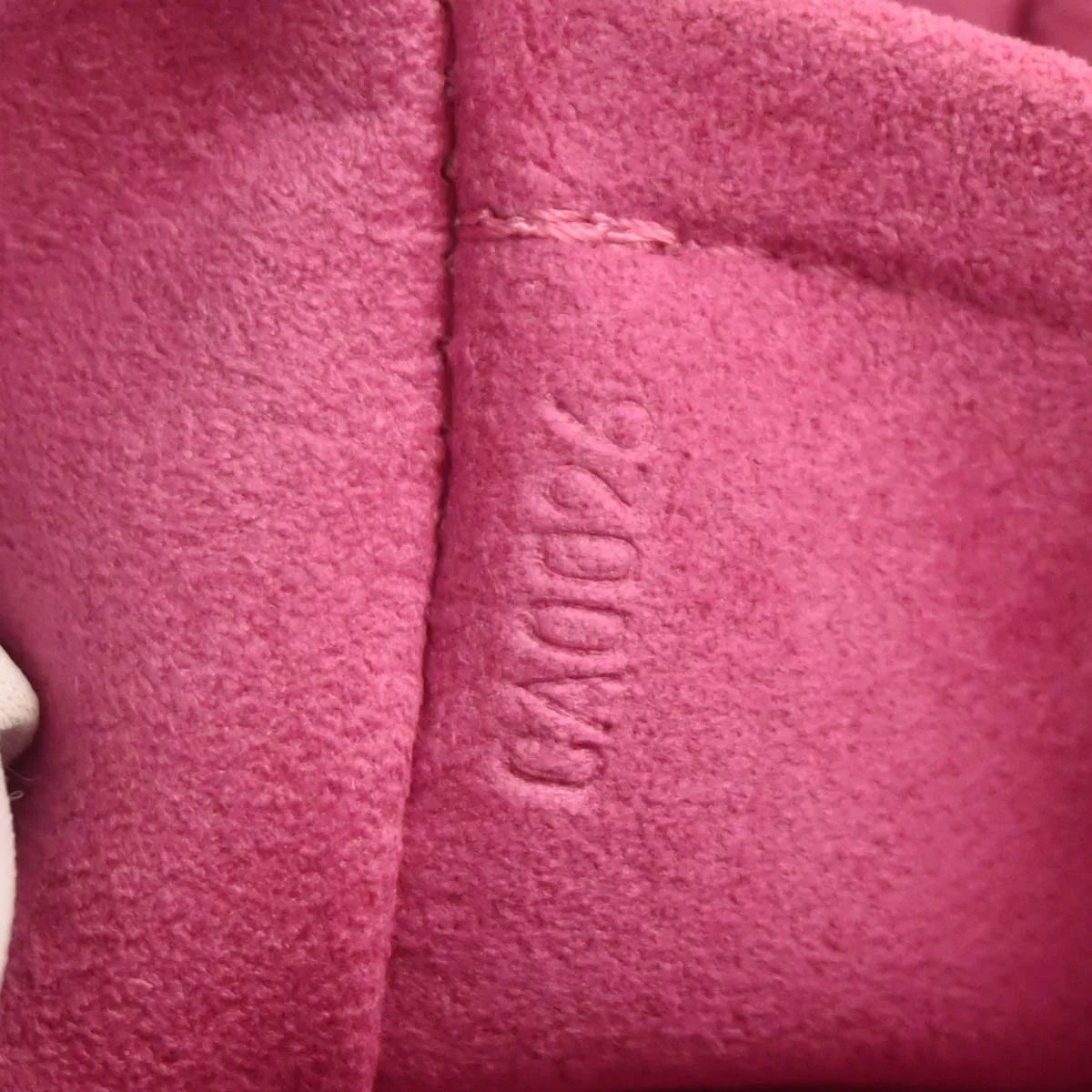 Louis Vuitton 2006 Pink Monogram Denim Mini Pleaty Handbag M95216