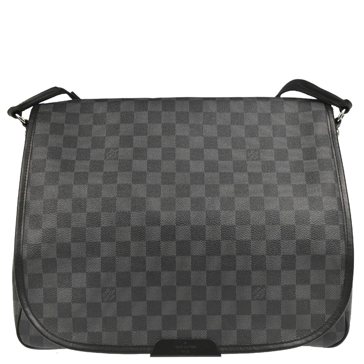 Louis Vuitton 2008 Damier Graphite Daniel GM Shoulder Bag N58033
