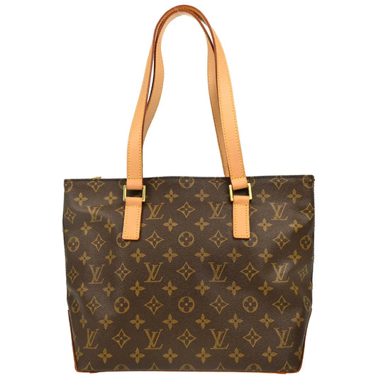 Louis Vuitton 2002 Monogram Cabas Piano Shoulder Tote Bag M51148