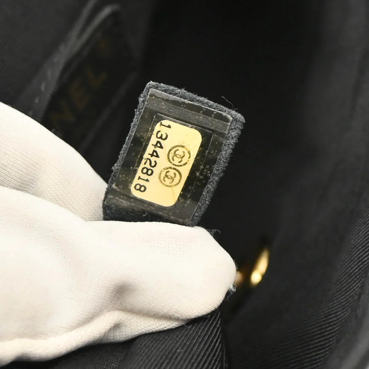 Chanel 2009-2010 Black Lambskin Valentine Shoulder Bag