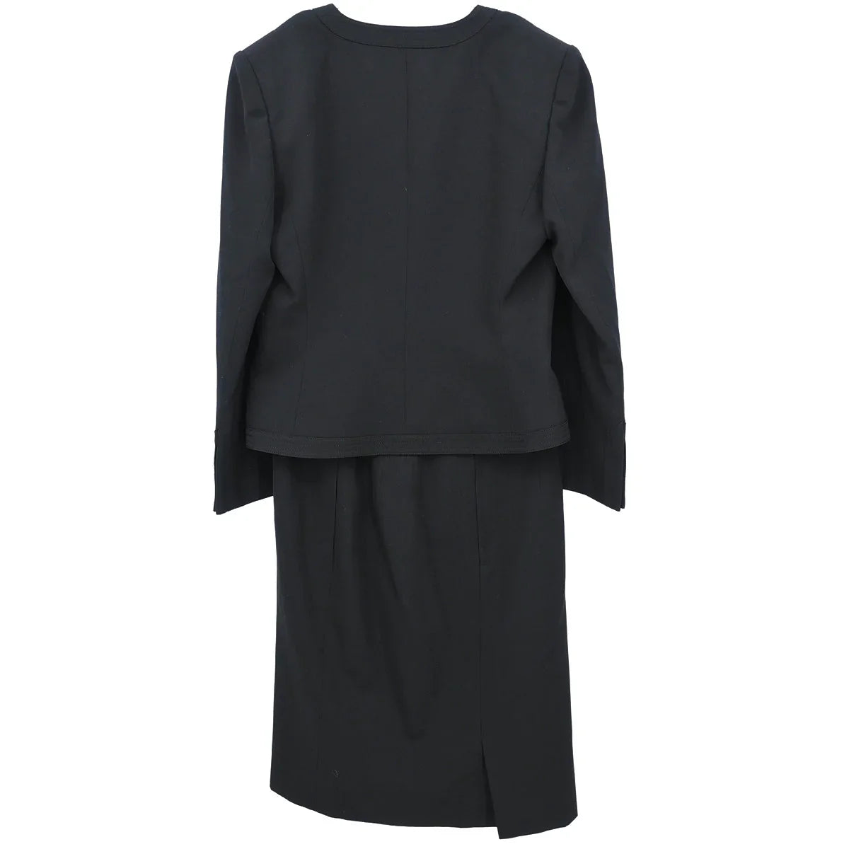 Christian Dior Setup Suit Jacket Skirt Black #9