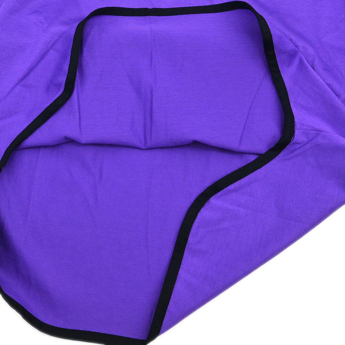 Yves Saint Laurent Short Sleeve Top Purple #M