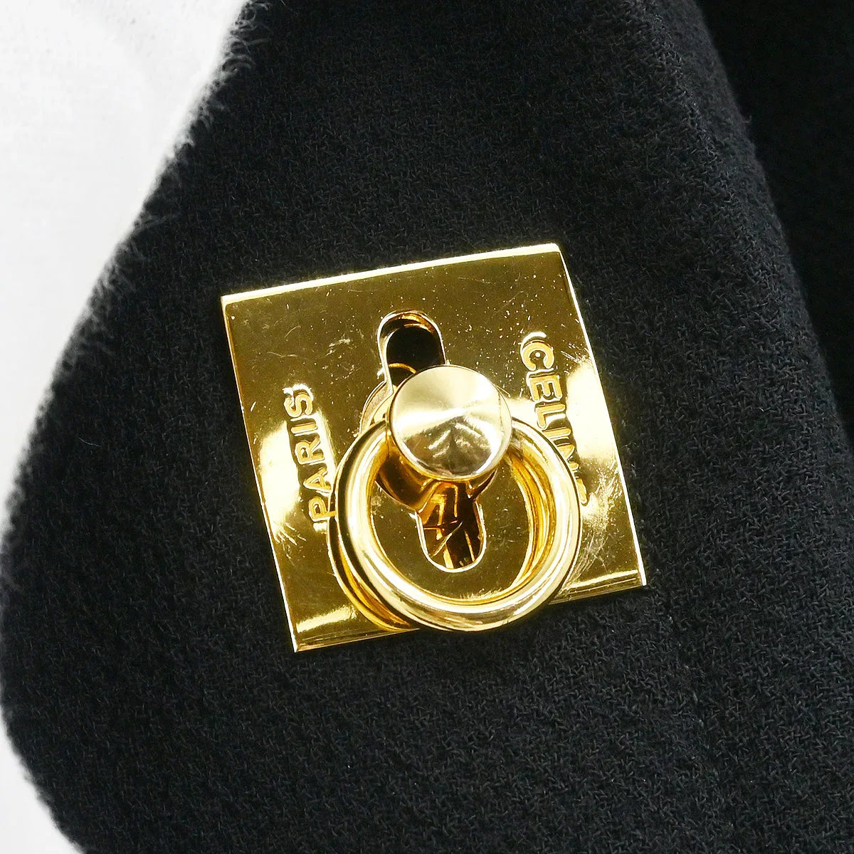 Celine Jacket Skirt Suit Black #40