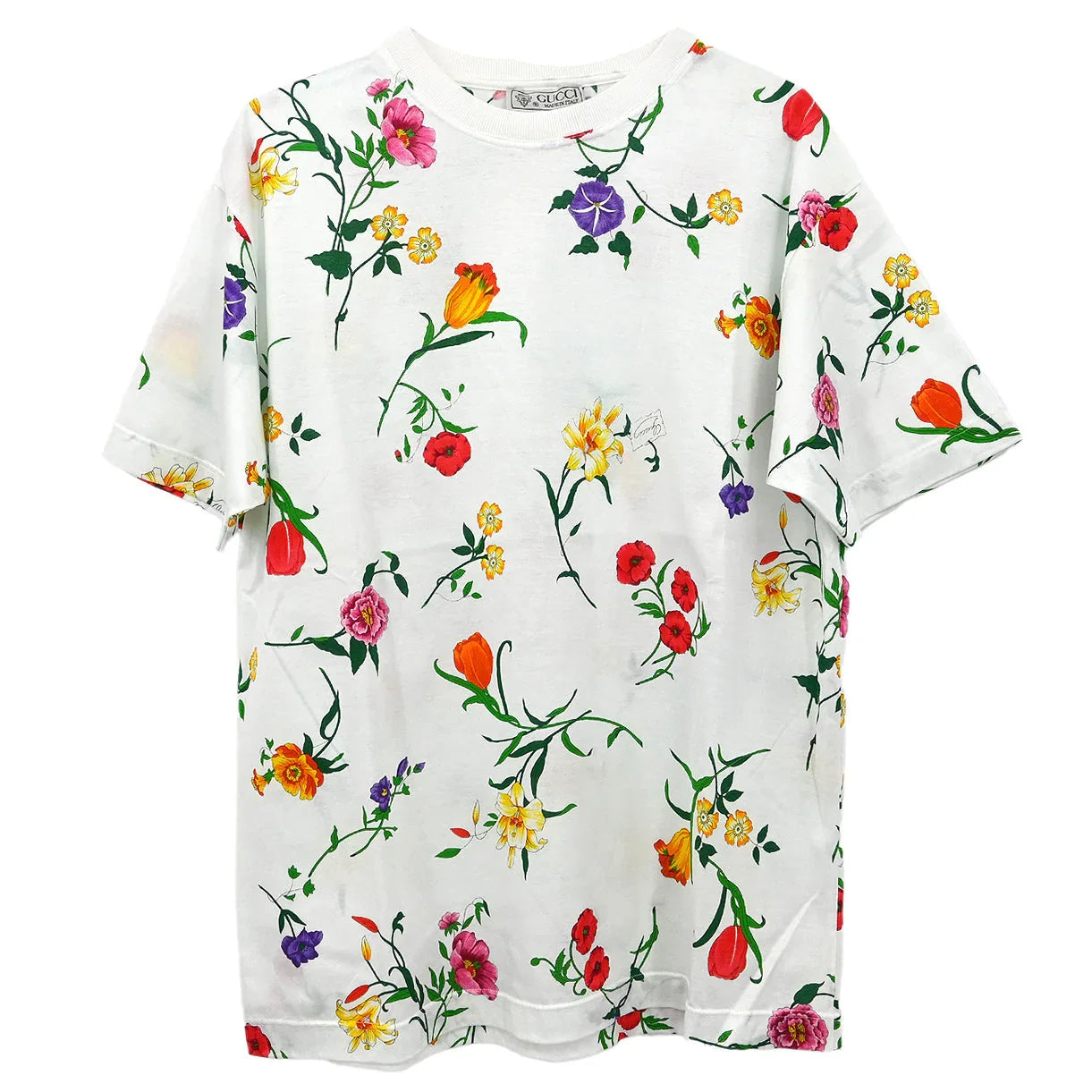 Gucci Short Sleeve Top T-shirt White #L