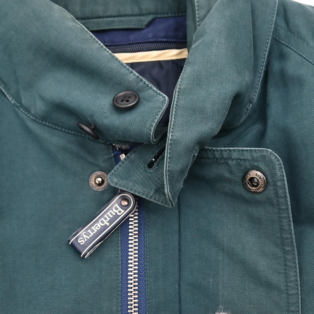 Burberrys Zip Up Jacket Green #LY