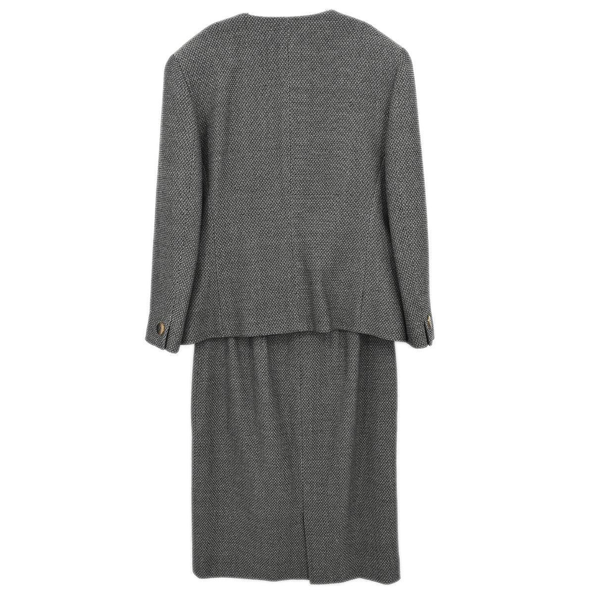 Burberrys Setup Suit Jacket Skirt Gray #9