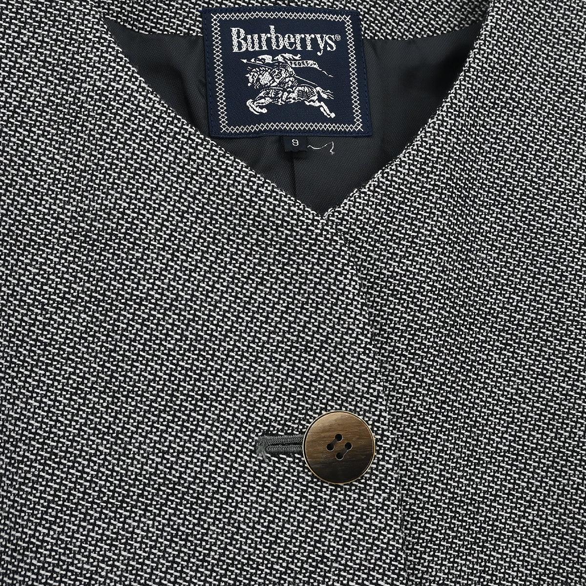 Burberrys Setup Suit Jacket Skirt Gray #9