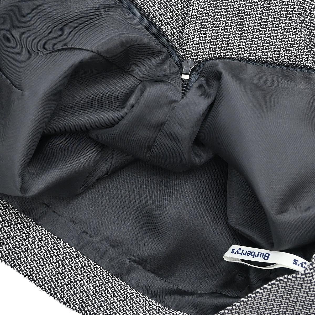 Burberrys Setup Suit Jacket Skirt Gray #9