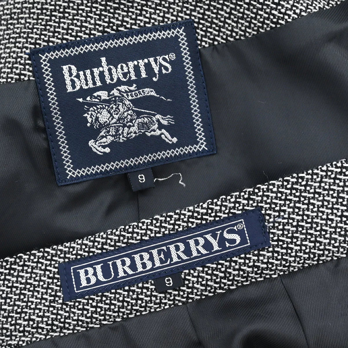 Burberrys Setup Suit Jacket Skirt Gray #9