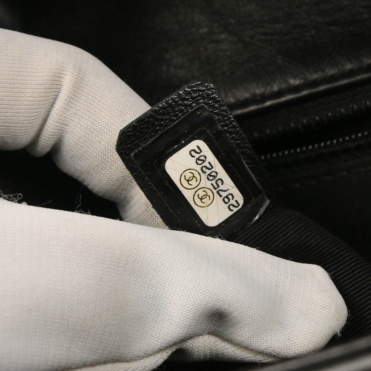 Chanel 2019 Black Calfskin Chain Around Shoulder Bag