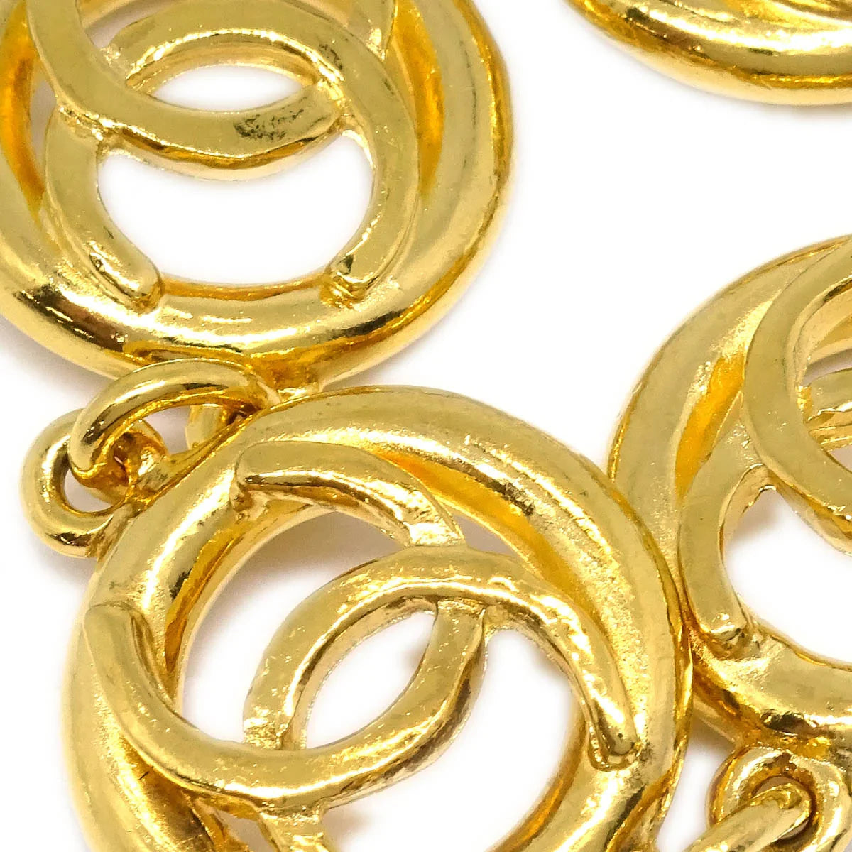 Chanel CC Bracelet Gold 1982