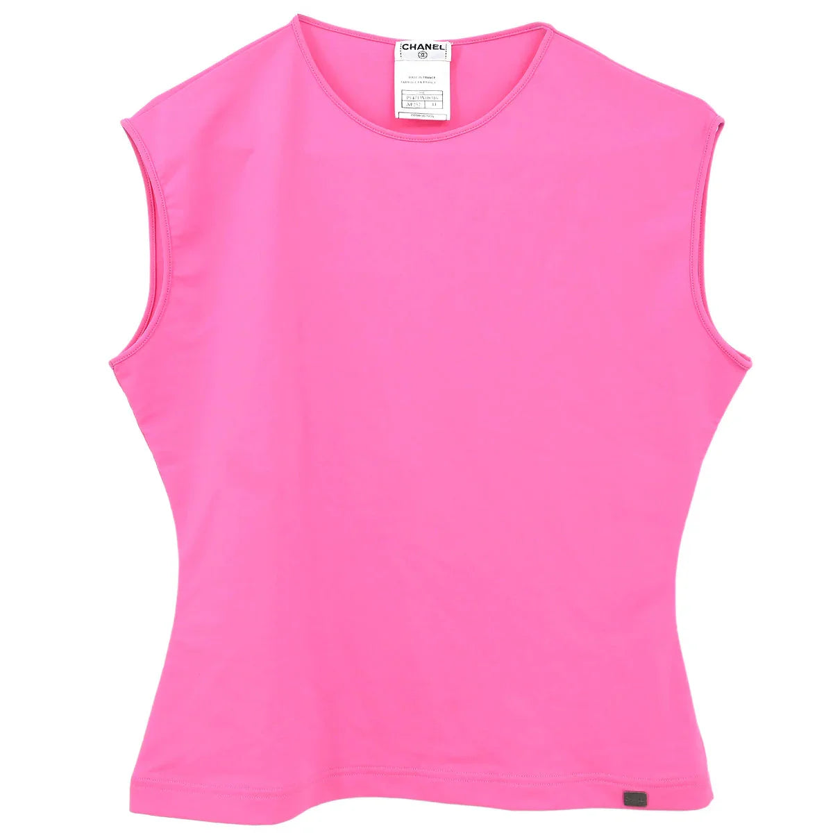Chanel 2000 Sleeveless Tank Top Pink #44