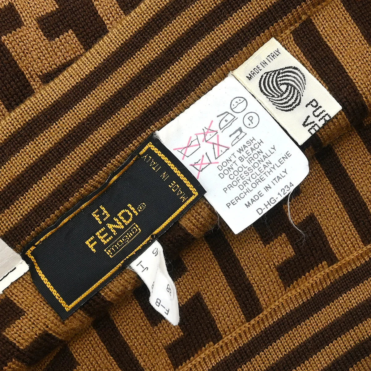 Fendi Zucca Skirt Brown #40
