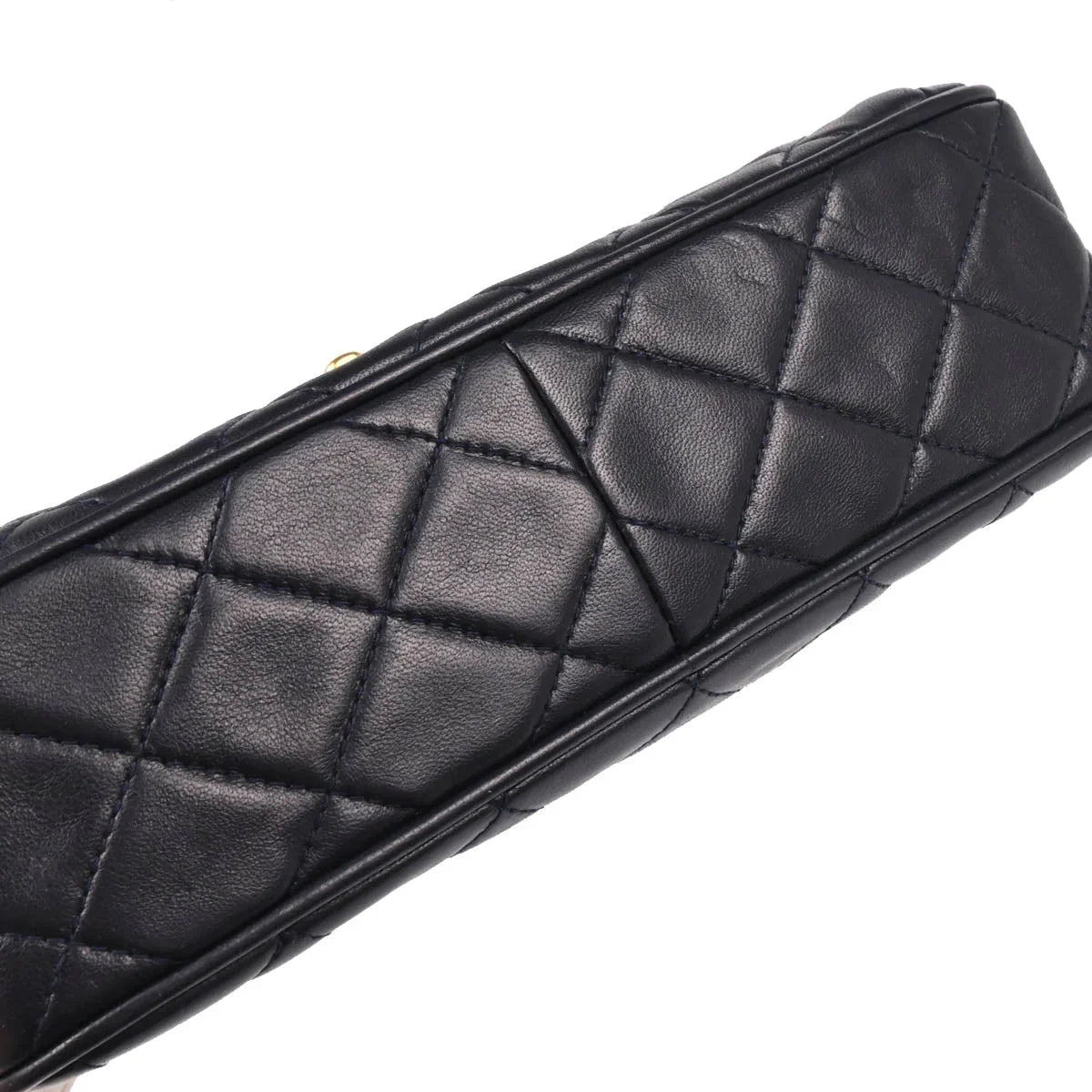 Chanel Navy Lambskin Camera Bag Small