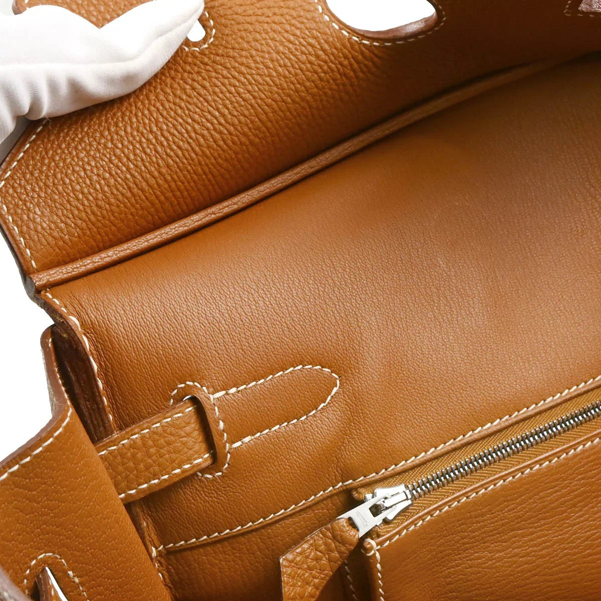 Hermes Gold Togo Birkin 35 Handbag