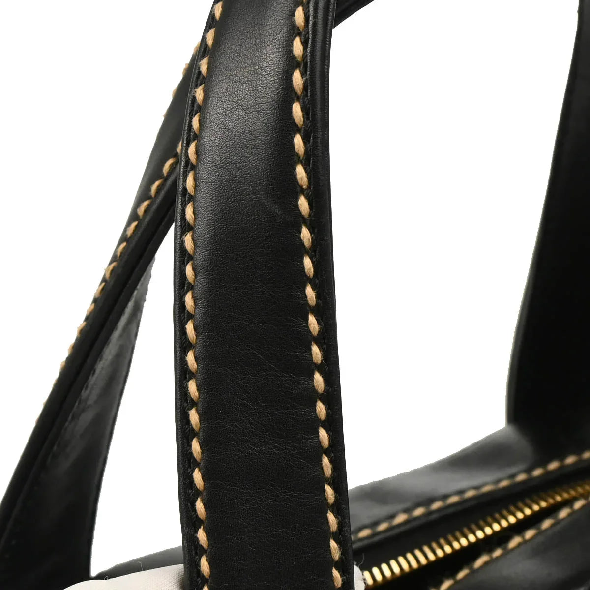 Chanel Black Calfskin Wild Stitch Handbag
