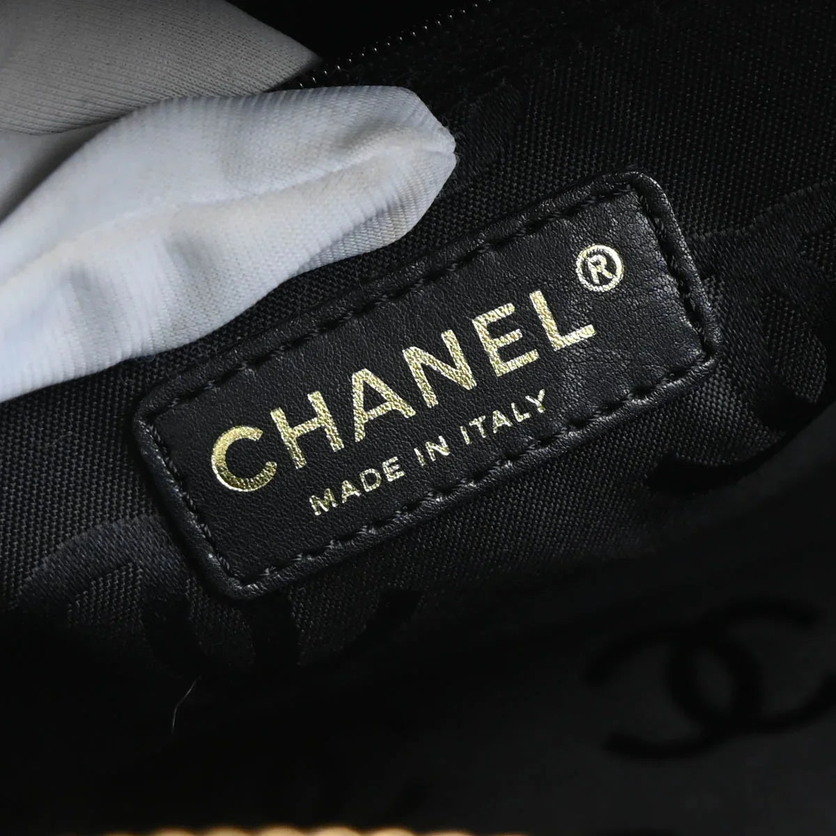 Chanel Black Calfskin Wild Stitch Handbag