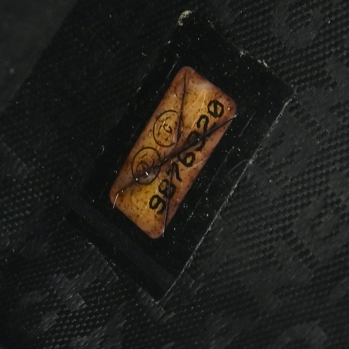 Chanel Black Lambskin Icon Bifold Wallet