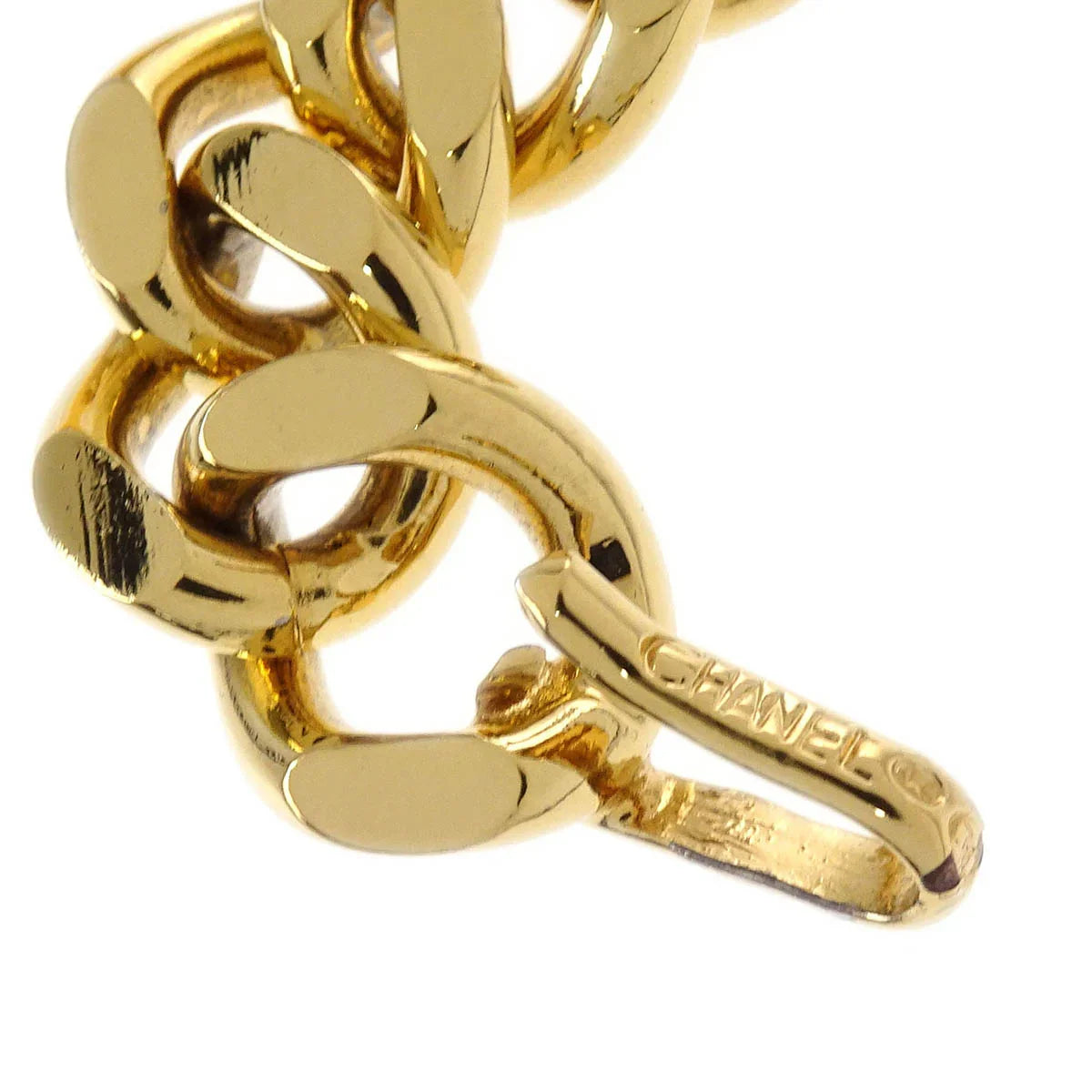 Chanel Chain Belt Medallion Gold 94P Small Good