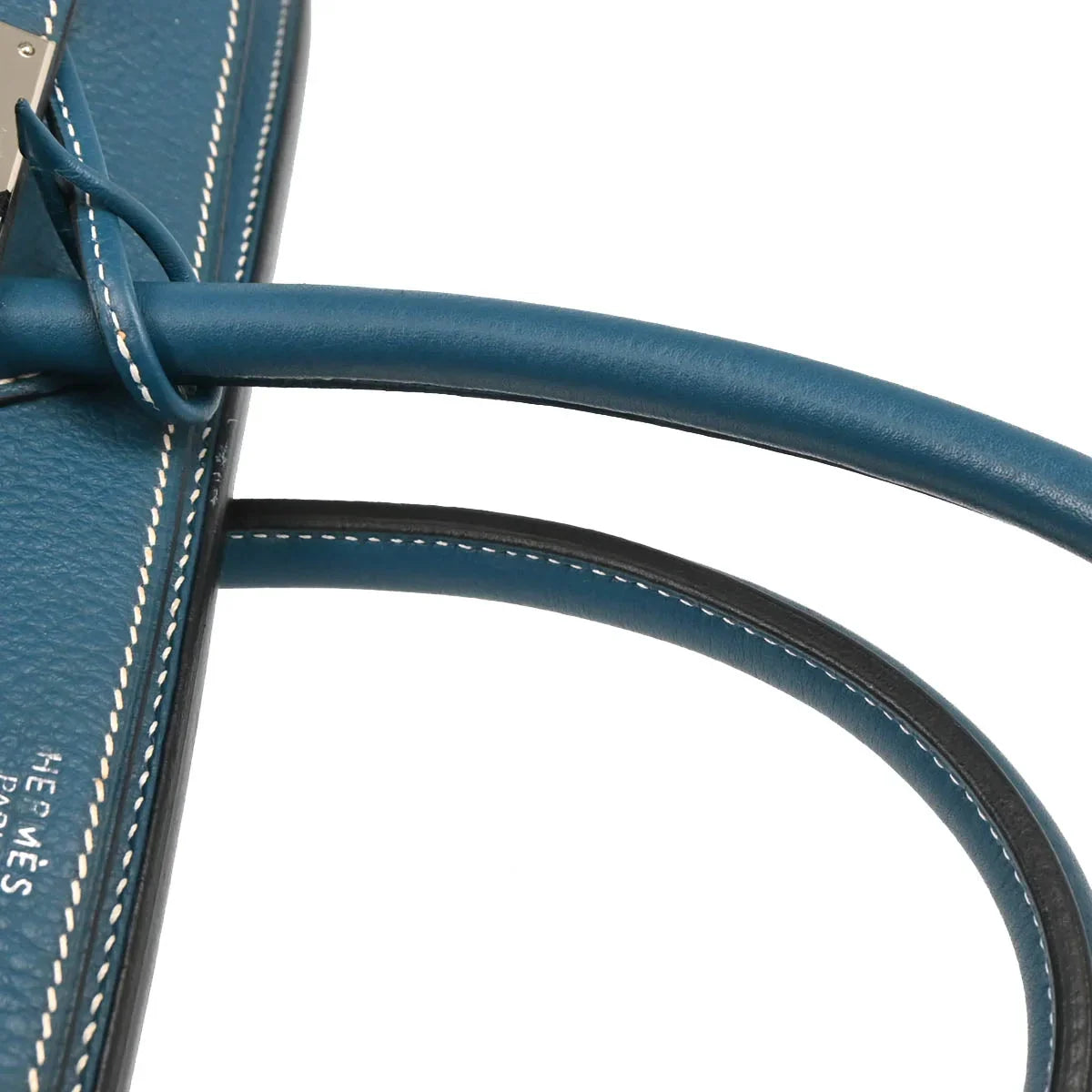 Hermes Blue Jean Taurillon Clemence Birkin 40 Handbag