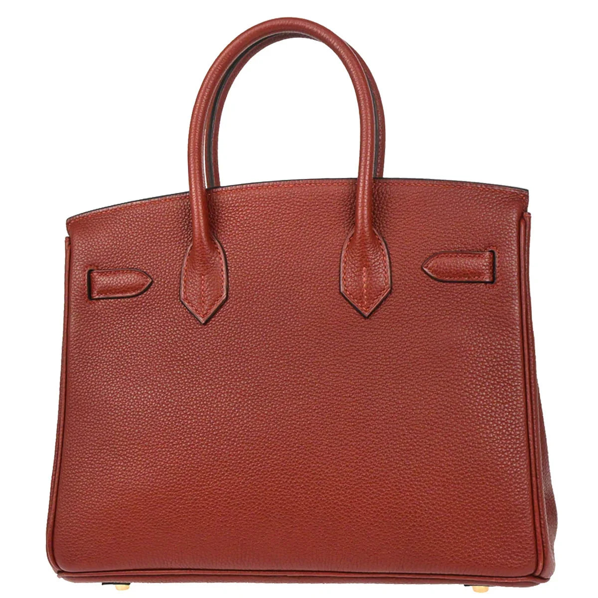 Hermes Rouge H Togo Birkin 30 Handbag