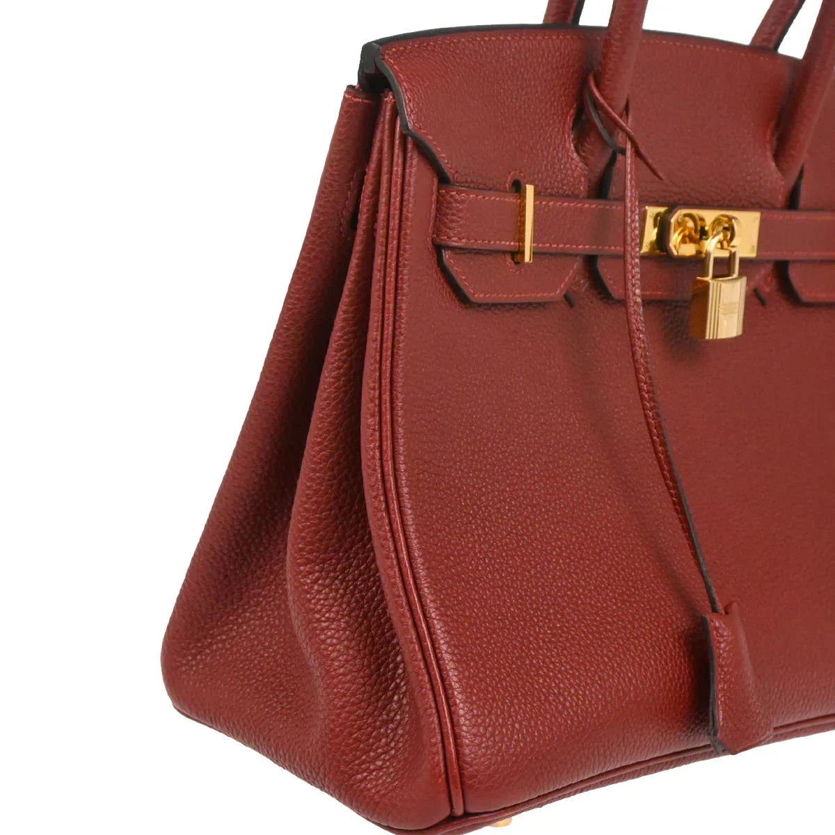 Hermes Rouge H Togo Birkin 30 Handbag