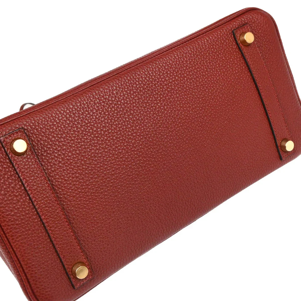 Hermes Rouge H Togo Birkin 30 Handbag