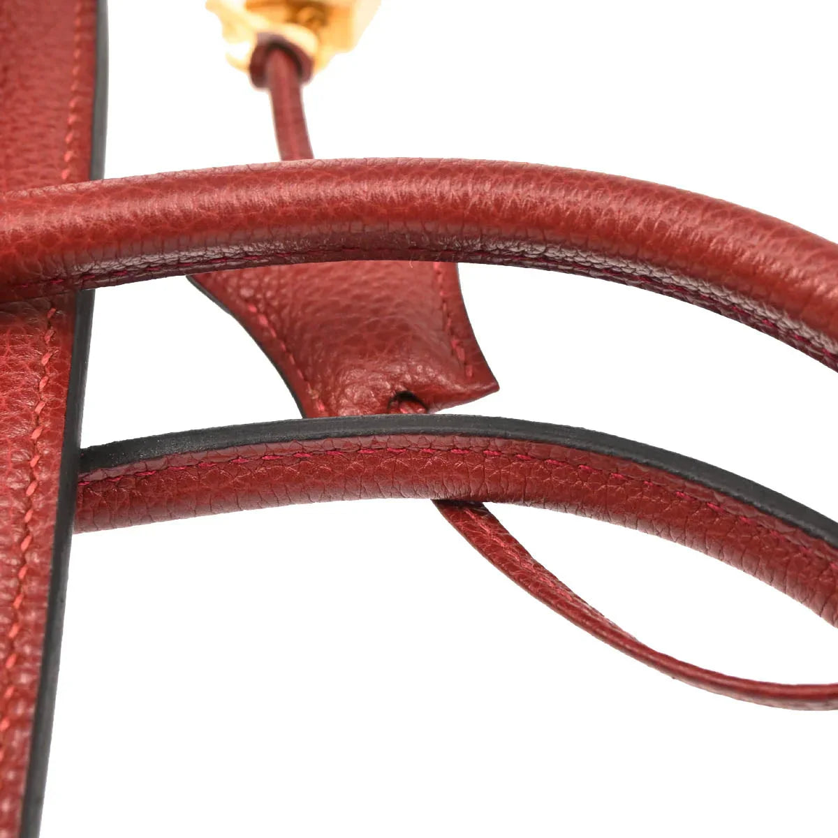 Hermes Rouge H Togo Birkin 30 Handbag