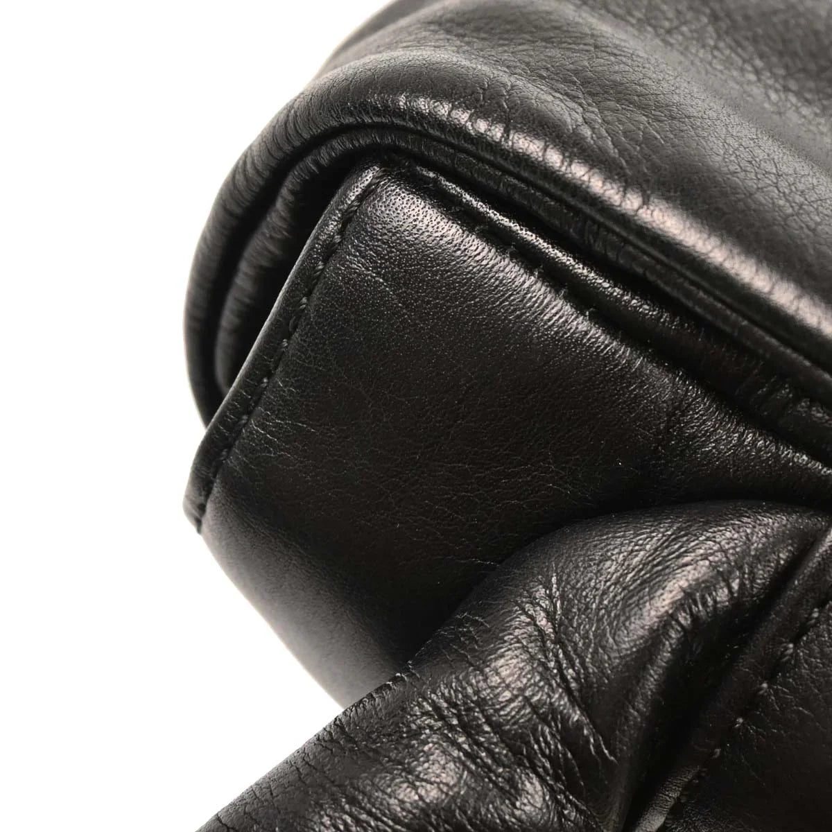 Chanel Black Calfskin Straight Flap Shoulder Bag