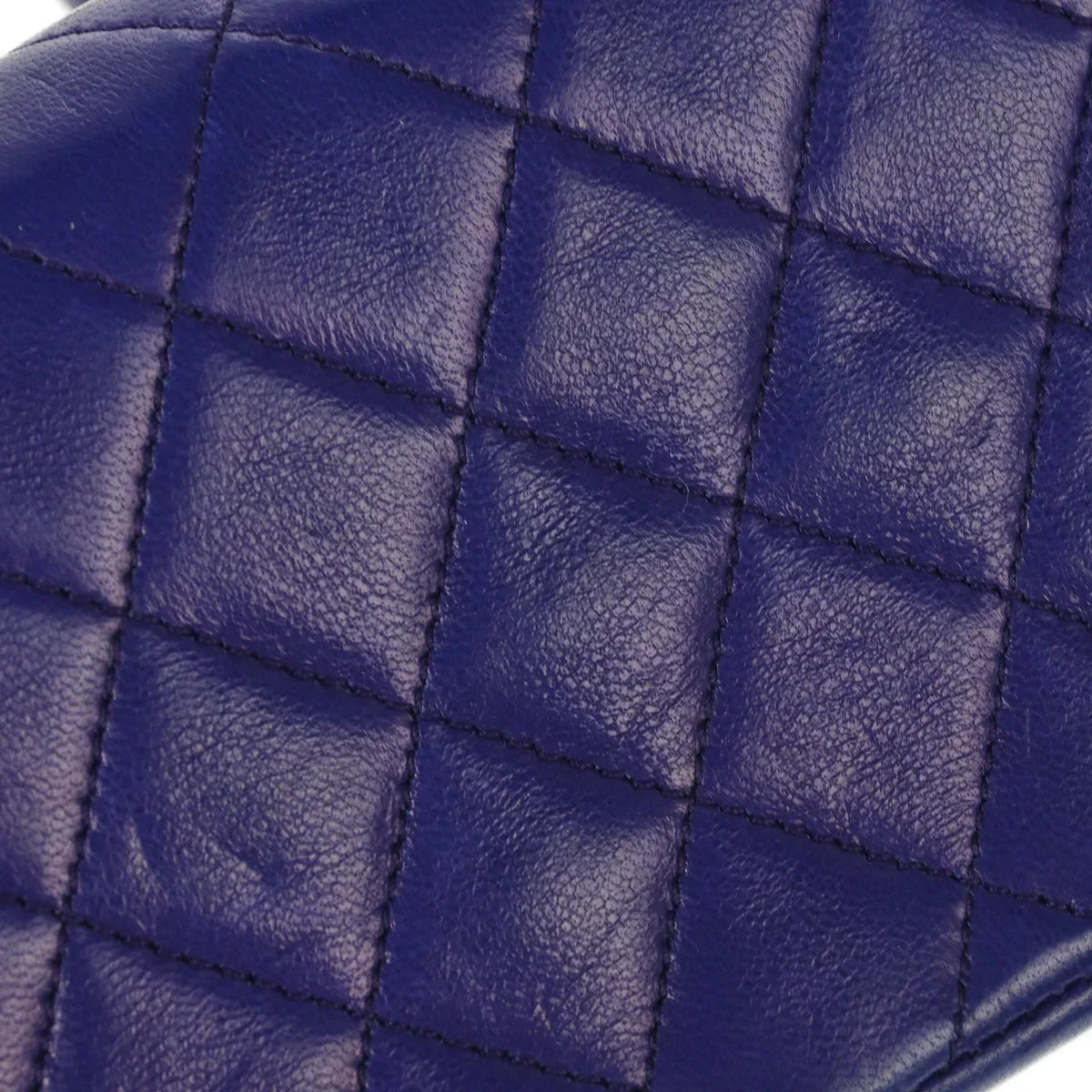 Chanel Purple Lambskin Shoulder Bag