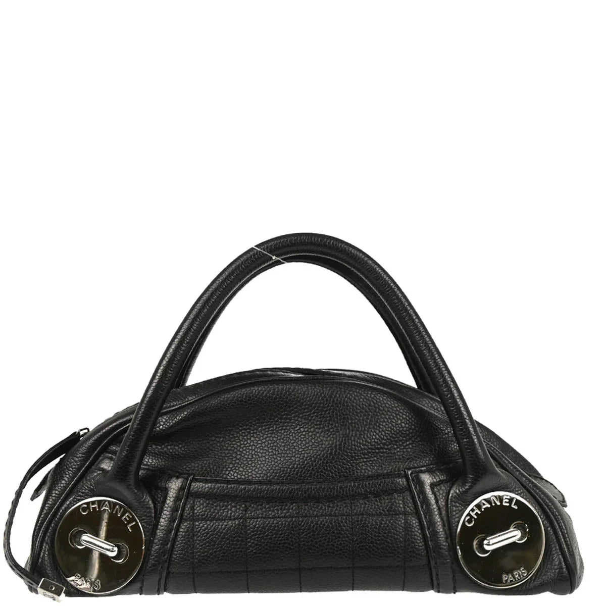 Chanel Black Caviar Choco Bar Handbag