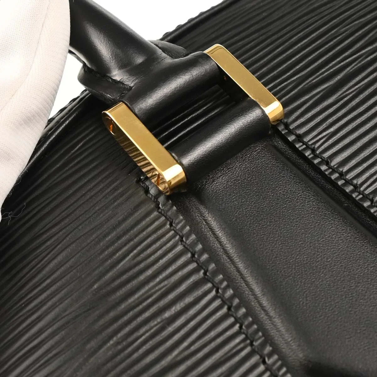 Louis Vuitton 1998 Black Epi Jasimin Handbag M52082