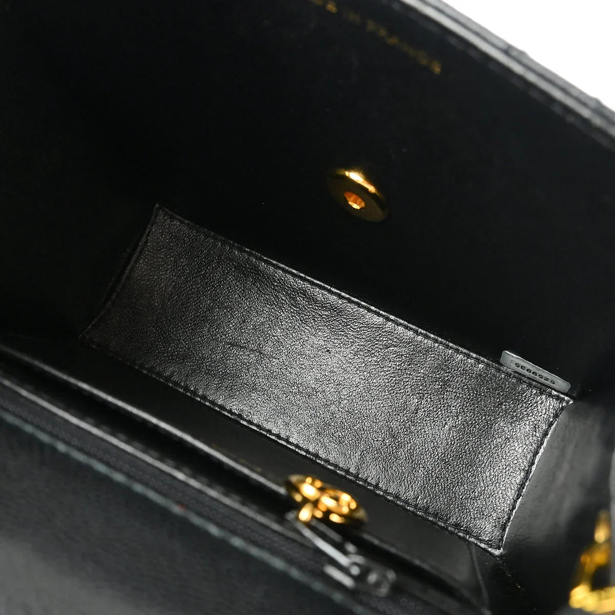 Chanel Black Caviar Mini Classic Square Flap Shoulder Bag