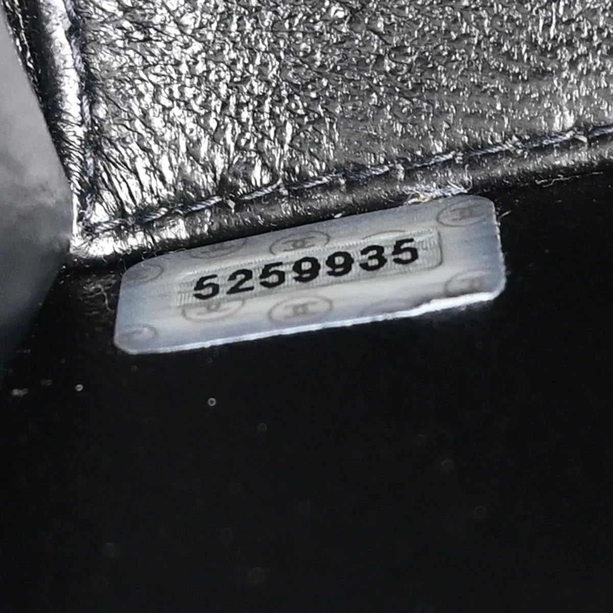 Chanel Black Caviar Mini Classic Square Flap Shoulder Bag