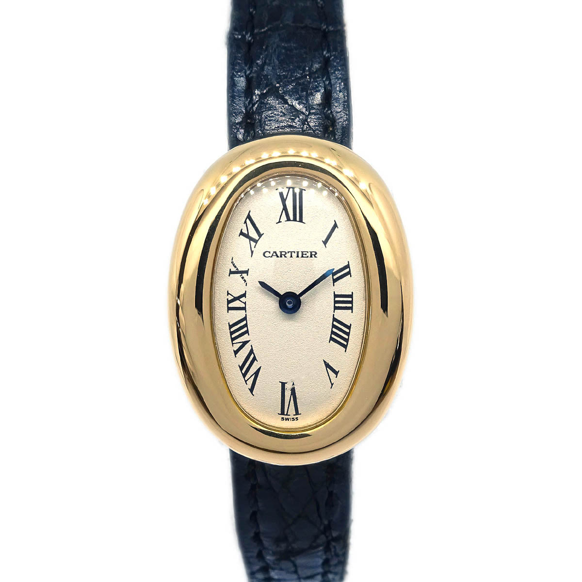 Cartier * Mini Baignoire Ref.1960 Quartz Watch 18KYG Black