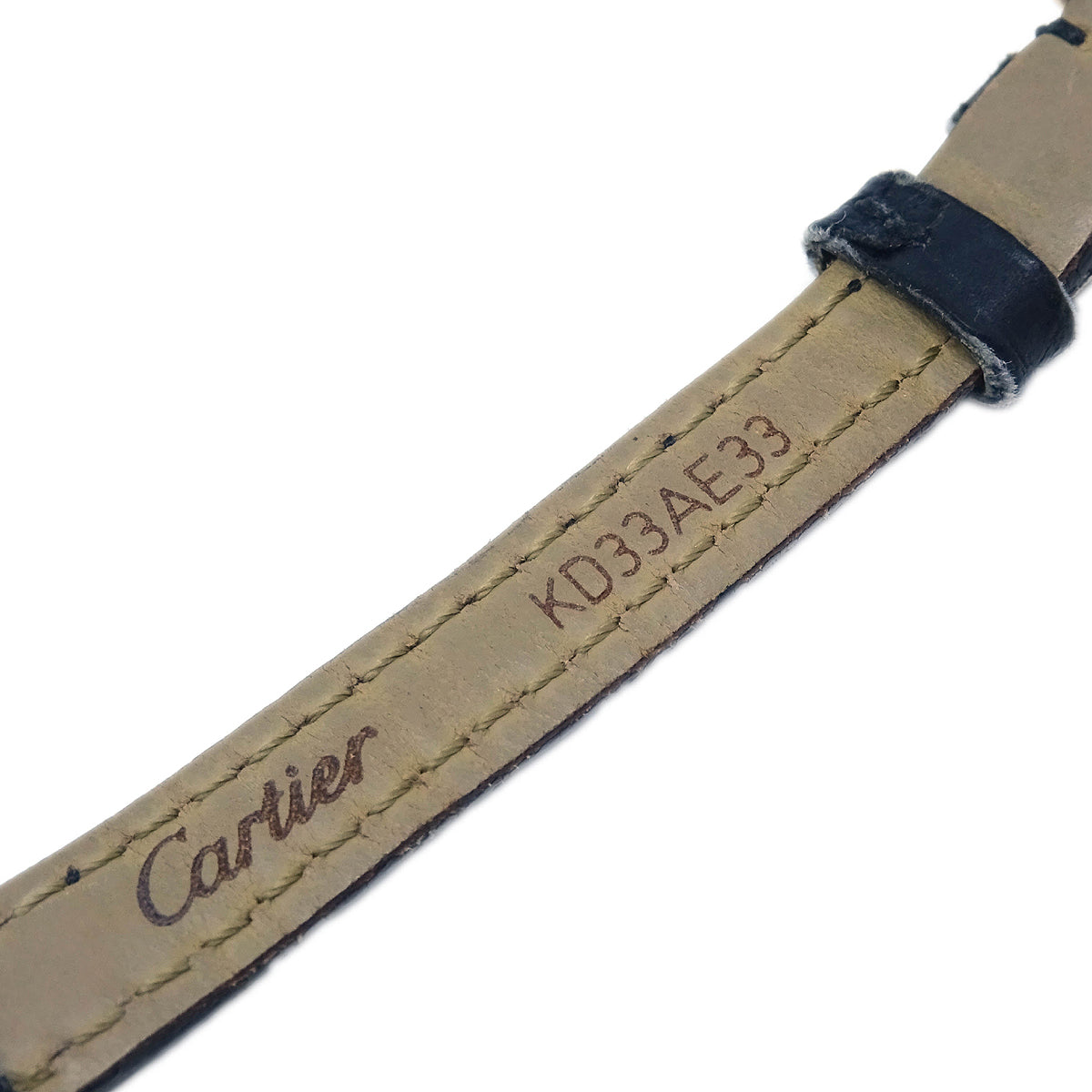 Cartier * Mini Baignoire Ref.1960 Quartz Watch 18KYG Black