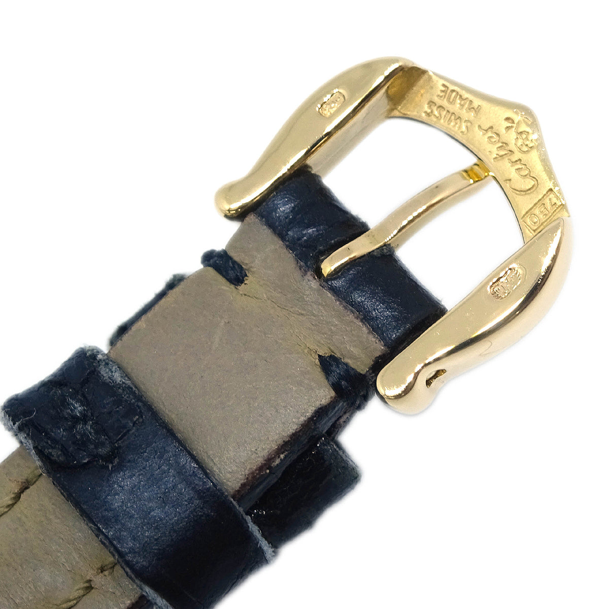Cartier * Mini Baignoire Ref.1960 Quartz Watch 18KYG Black