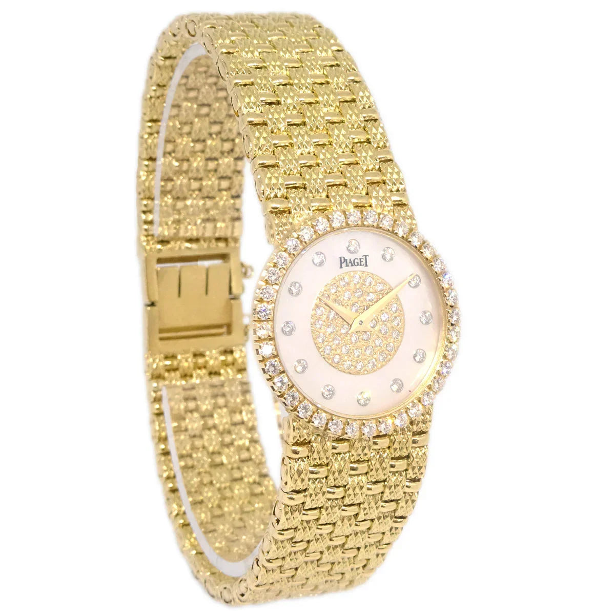 Piaget Tradition Manual-winding Watch 18KYG Diamond Shell