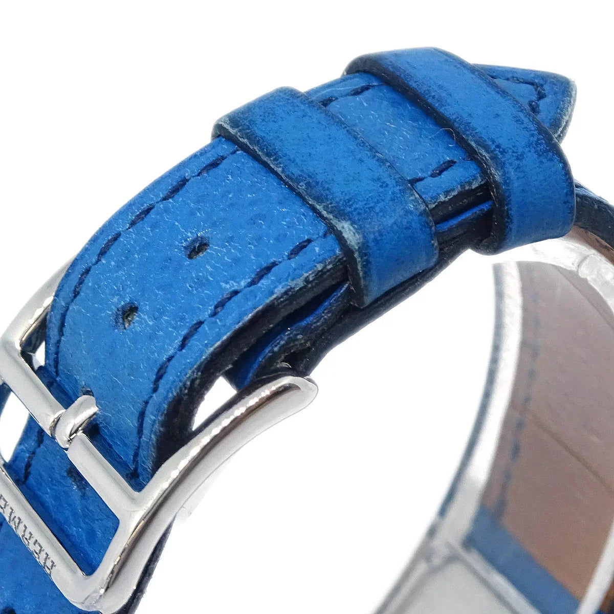 Hermes H Watch HH1.210 Quartz Watch SS Blue