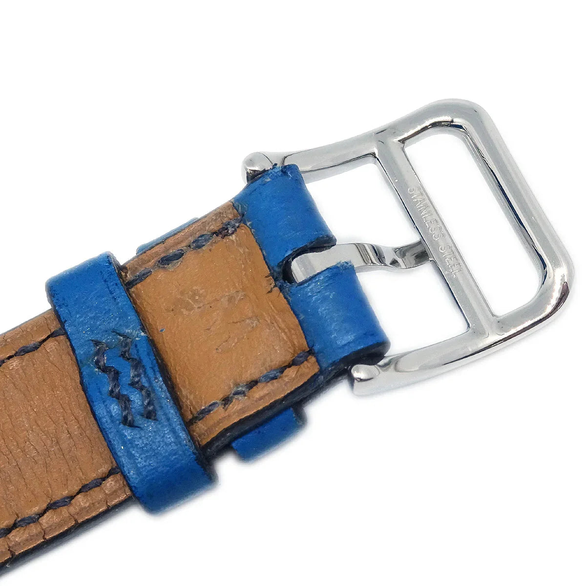 Hermes H Watch HH1.210 Quartz Watch SS Blue