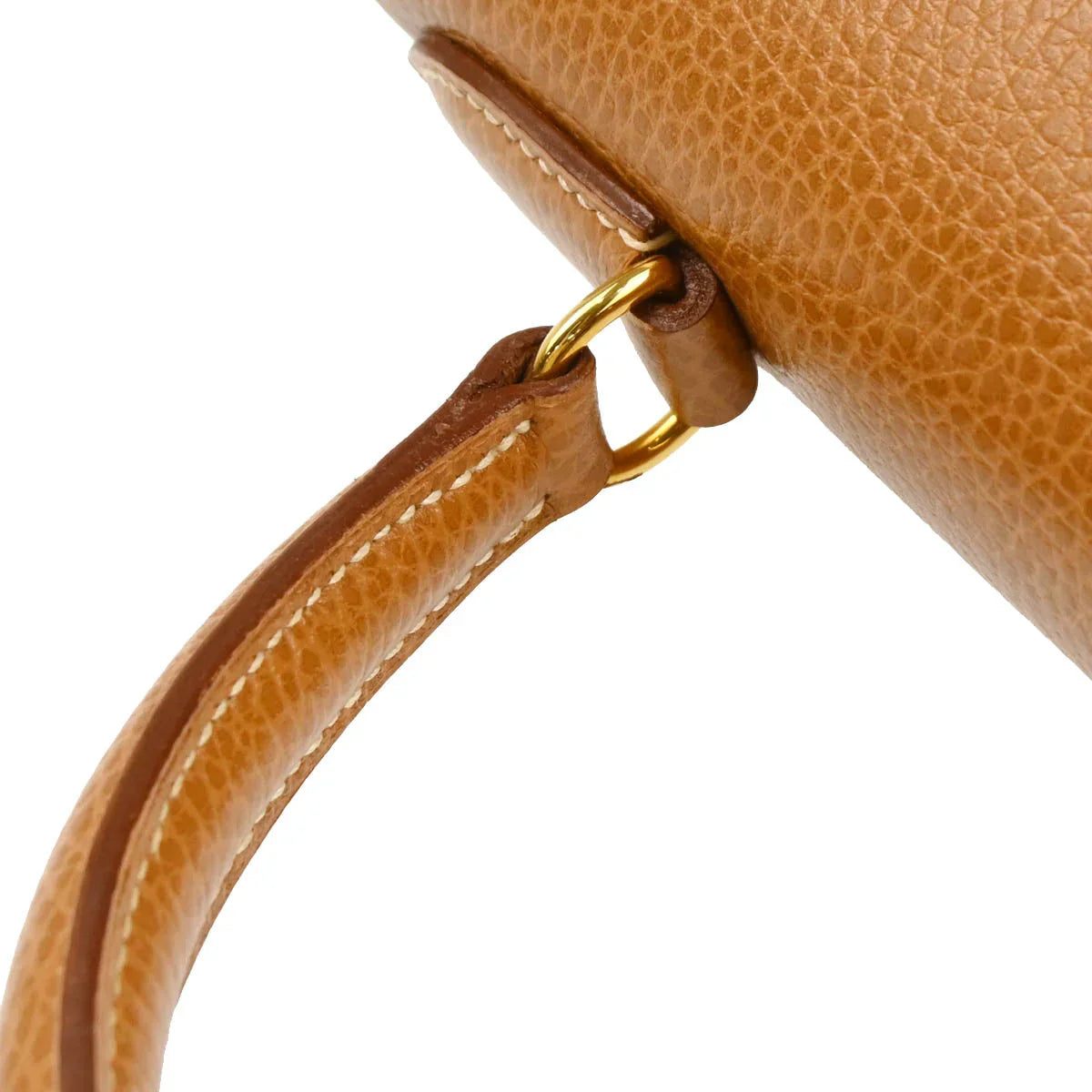 Hermes Gold Ardennes Kelly 28 Sellier 2way Shoulder Handbag