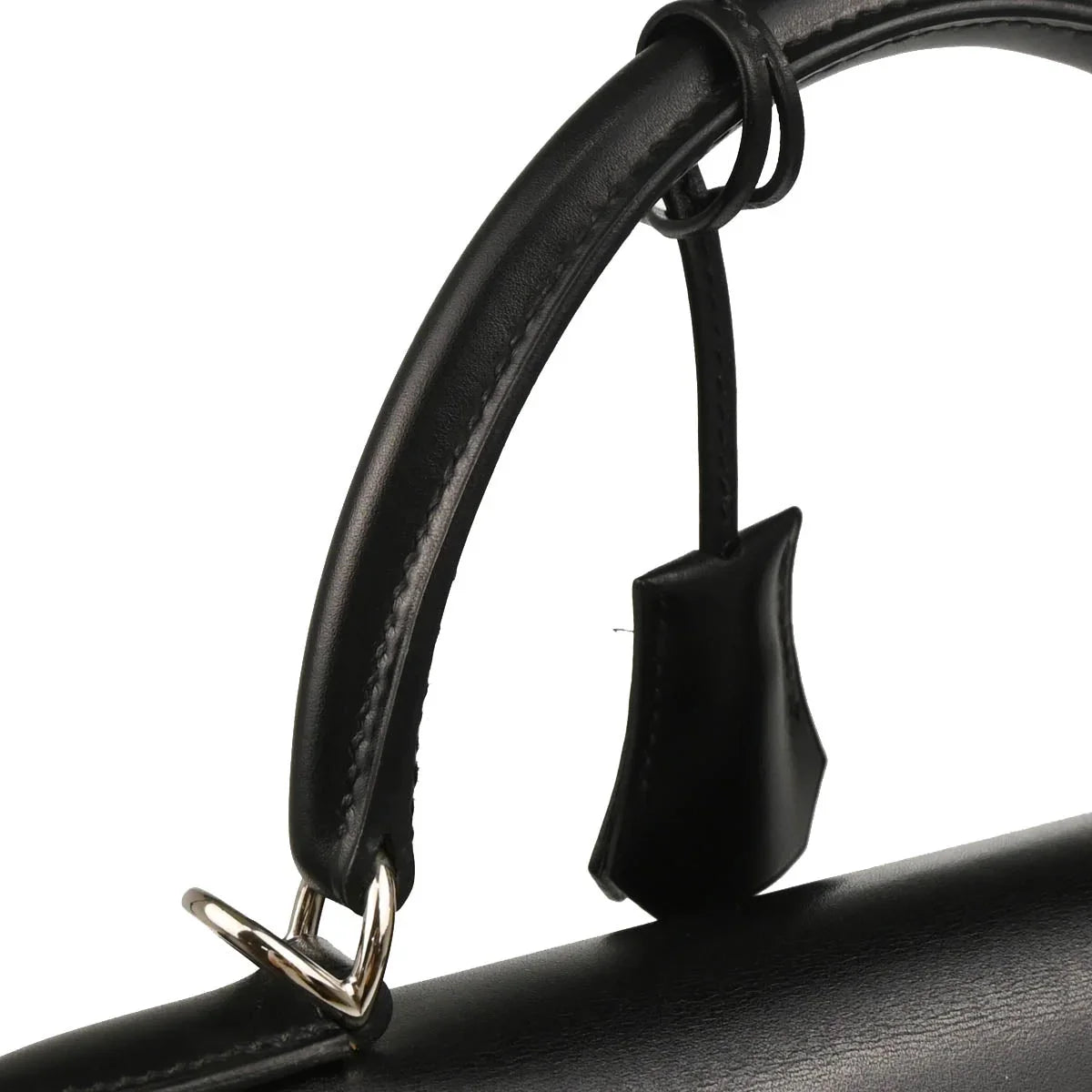 Hermes Black Box Calf Kelly 32 Retourne 2way Shoulder Handbag