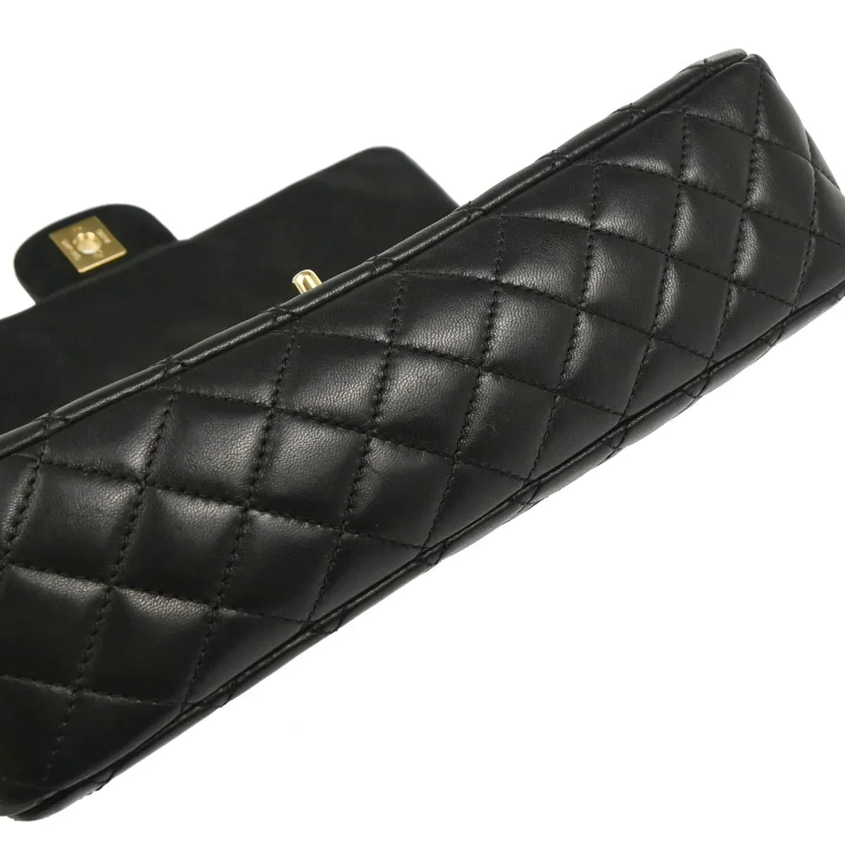 Chanel 2009-2010 Black Lambskin Valentine Shoulder Bag